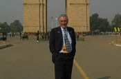 Boris Miksic, at New Delhi, India, 2007.