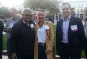 PK Mathew, Ines Miksic and Cliff Cracauer, at San Antonio, Texas, 2014