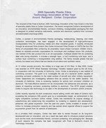 Whats New 2005 Specialty Plastic Films - Cortec Corporation